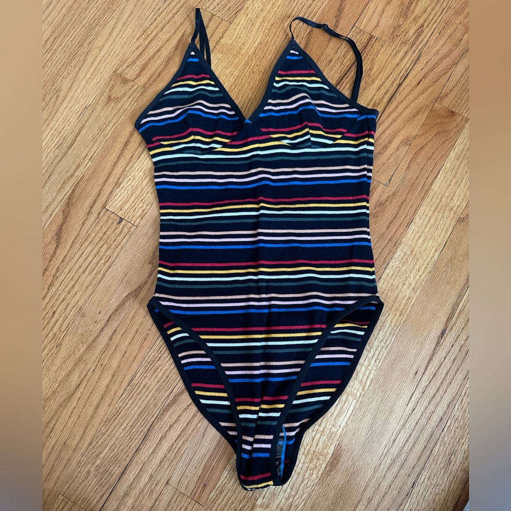 American Apparel Striped One Piece - Multicolor